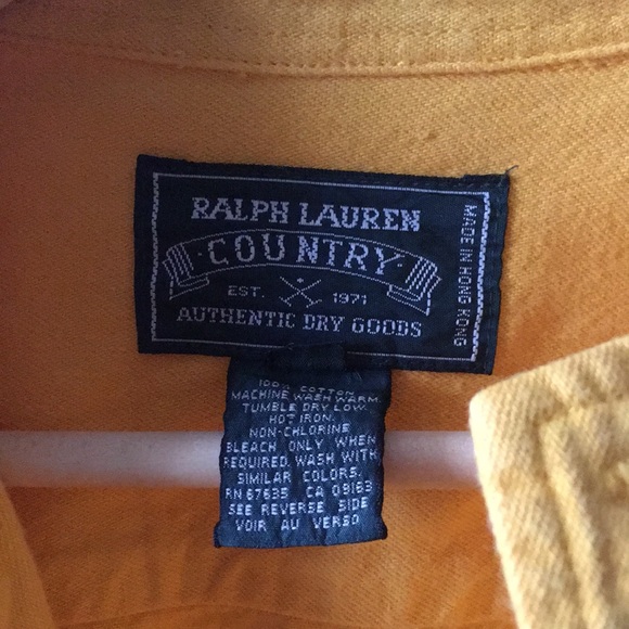 Ralph Lauren Country Cropped Yellow Denim Jacket Size Small - Picture 3 of 5